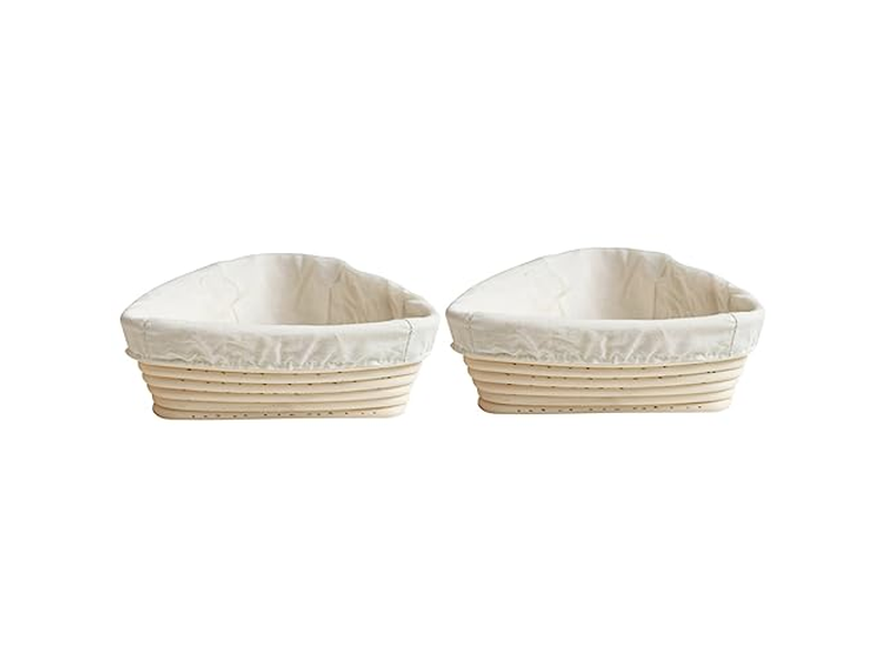 बैनेटन गोल और अंडाकार प्रूफिंग टोकरी ब्रेड ब्रश पैन स्क्रैपर कुशे बाउल