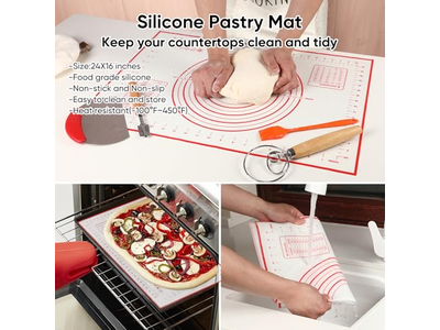 ब्रेड प्रूफिंग टोकरी गोल और अंडाकार प्रोविंग 2 पैक 9 इंच बेकिंग प्लास्टिक