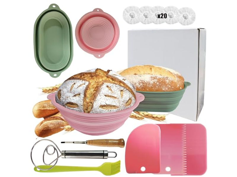 सॉरडो के लिए ब्रेड प्रूफिंग टोकरियाँ गन्ना बैनेटन टोकरी 9 इंच