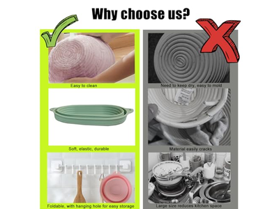 सॉरडो के लिए ब्रेड प्रूफिंग टोकरियाँ गन्ना बैनेटन टोकरी 9 इंच