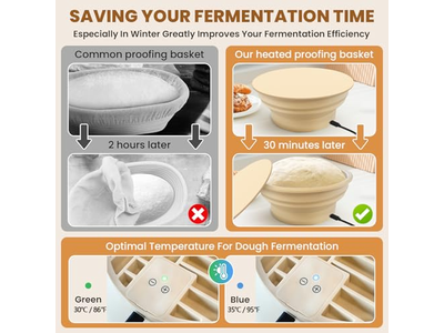 ब्रेड विकर टोकरी अंडाकार टोकरियाँ आटा स्क्रैपर सॉरडो पैन कंटेनर