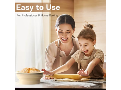 ब्रेडस्टिक टोकरी किण्वित प्रूफिंग ब्रेड बैनेटन कारीगर धोने योग्य किण्वन