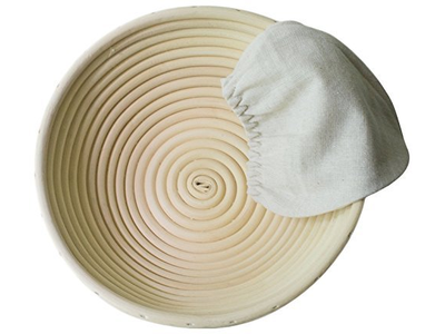 गन्ना बैनेटन प्रूफिंग टोकरी 9 इंच स्क्रैपर लैम हॉट सेल ब्रेड लाइनर के साथ