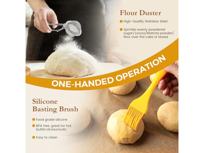 बैनेटन टोकरियों की सफाई केन यूके एक टोकरी ओवल ब्रेड लाइनर सिलिकॉन मिनी के साथ