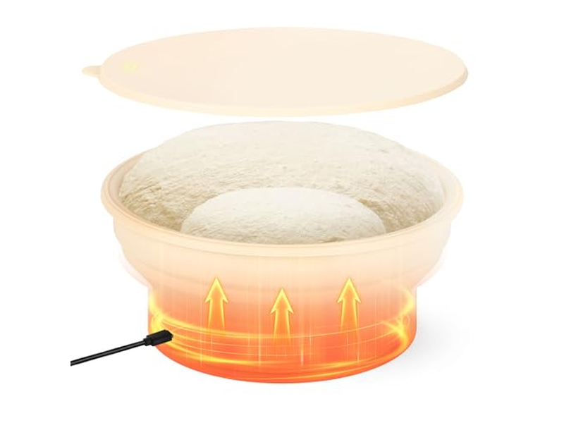 काउश प्रूफिंग क्लॉथ ब्रेड 8 इंच विकर बैनेटन लाइन्ड गोल 7 बेनेटन टोकरी