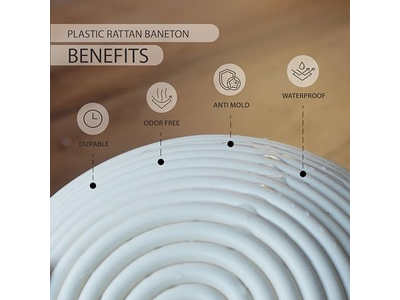 आटा किण्वन बॉक्स मिनिएचर ब्रेड टोकरी सॉरडो स्टार्टर किट