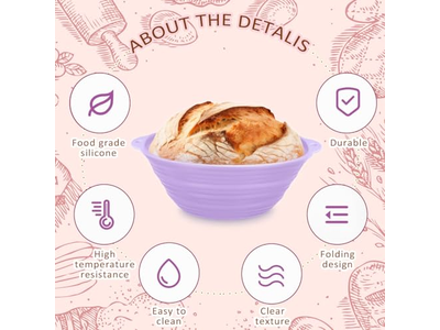 आटा स्क्रैपर लाइनर ब्रेड स्पैटुला ब्रेड टोकरी स्क्रैपर्स बैगेट उपकरण