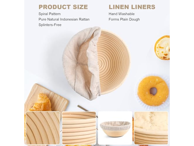 अच्छी गुणवत्ता बैनेटन फ्रेंच ब्रेड बॉस लिनन लाइन छोटी गोल क्रोइसैन