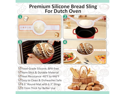 9 इंच बैनेटन्स बास्केट फॉर ब्रेड डो सौर टूल्स बेकिंग किट गोल सेट मेकिंग