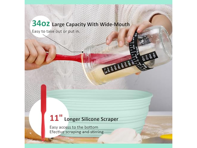 9 इंच बैनेटन्स बास्केट फॉर ब्रेड डो सौर टूल्स बेकिंग किट गोल सेट मेकिंग