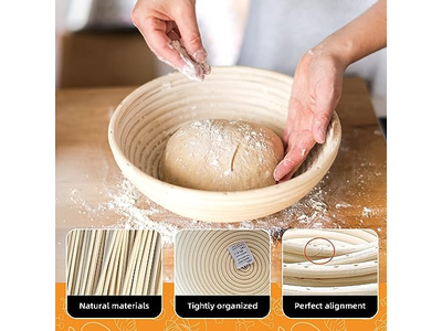 जैक के साथ बेक बैनेटन लाइनर सॉरडो बिना बैनेटन के ब्रेड बनाने के लिए