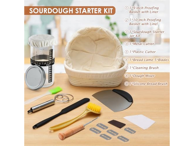 बेकर्स ब्रेड टोकरियाँ एयर फ्रायर लाइनर बेकिंग ट्रे टोकरी 9 इंच विकर