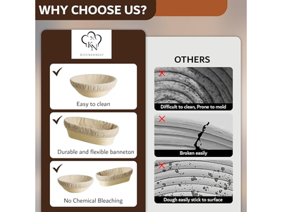 बेकिंग टूल्स मैट्स लकड़ी की ब्रेड टोकरी ढक्कन कवर प्राइम के साथ प्रूफिंग