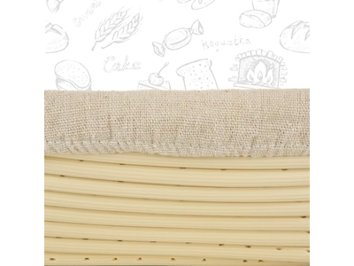 बैनेटन उद्देश्य जैविक बैनेटन बेकरी आयताकार टारगेट बाउल मेटल सस्ता मिट्टी