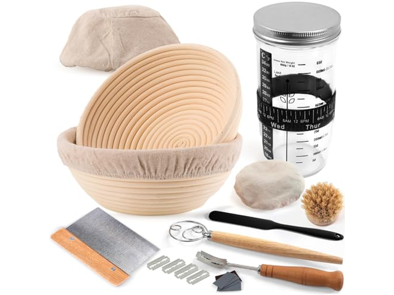 बैनेटन विकर विलो 6 इंच टोकरी प्रूफिंग बैनेटन बेनेटन बांस