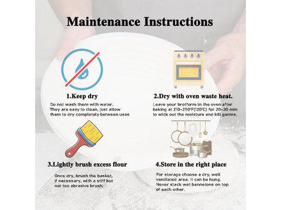 सौरडो प्रूफिंग के लिए बैनेटन्स प्रूविंग टोकरी ब्रेड किट 9 पीस वाटर केमिकल