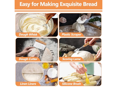 टोकरी ब्रेडिंग स्कोन ब्राउनी केक मफिन्स लकड़ी की बेकिंग सौरडो लोफ बटॉन