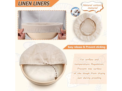 टोकरी ब्रेडिंग स्कोन ब्राउनी केक मफिन्स लकड़ी की बेकिंग सौरडो लोफ बटॉन