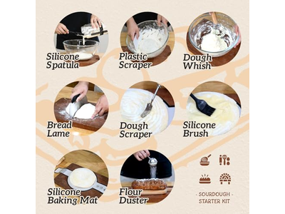 उपहारों के लिए बड़ी टोकरी ब्रेड 2 टुकड़े घरेलू चाकू लाइनिंग प्रोफिंग सिलिका