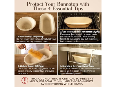 ब्रेड बैनेटन टोकरी कस्टम मल्टी साइज़ कम कीमत घरेलू गन्ना प्रूफिंग