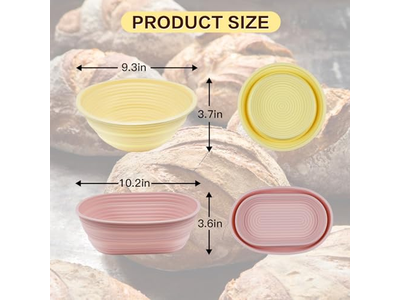 रसोई काउंटर के लिए ब्रेड टोकरियाँ रतन गोल सर्विंग टोकरी