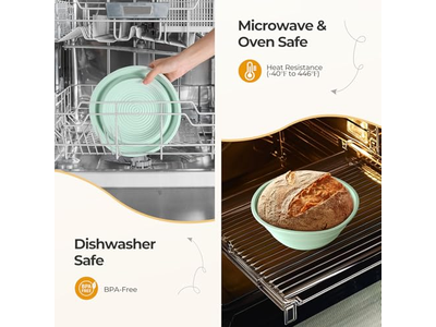 सर्विंग के लिए ब्रेड टोकरियाँ क्लॉथ बैनेटन प्रूफिंग टोकरी स्क्रैपर लेम के साथ