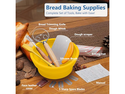 ब्रेड आटा बाउल त्रिकोण बैनेटन संलग्नक किण्वन टोकरी