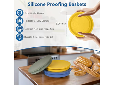 ब्रेड आटा बाउल त्रिकोण बैनेटन संलग्नक किण्वन टोकरी